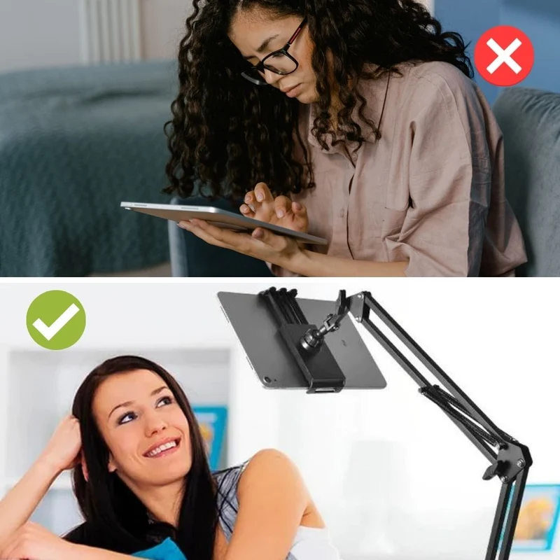 Ergonomisk Tablet Holder til Fleksibel Vinkeljustering