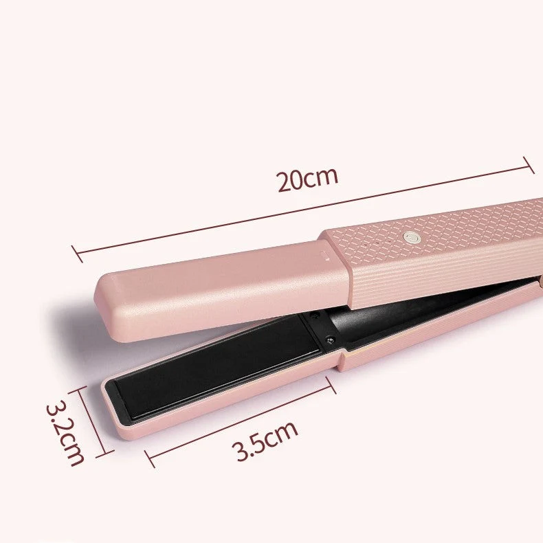 Trådløs Mini Glattejern med Hurtig USB-opladning - Salonfinish
