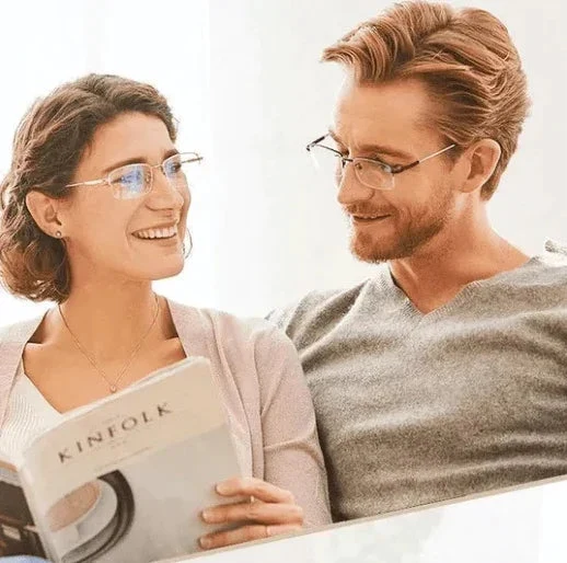 Progressive Briller med Blålysfilter til Klar Vision og Komfort