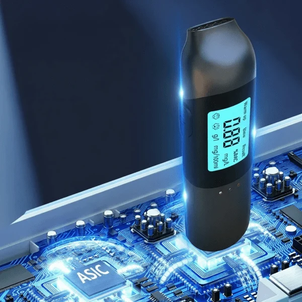 Digital Alkoholtester med USB Opladning – Hurtig & Hygiejnisk