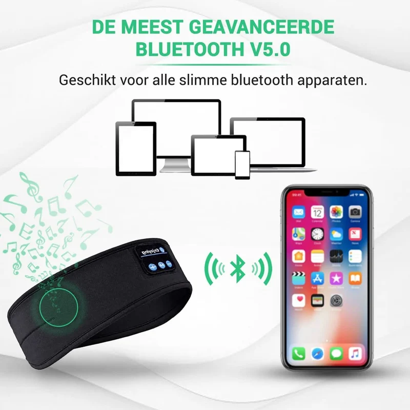 Trådløst Søvnbånd med Bluetooth for Dybere Søvn og Afslapning