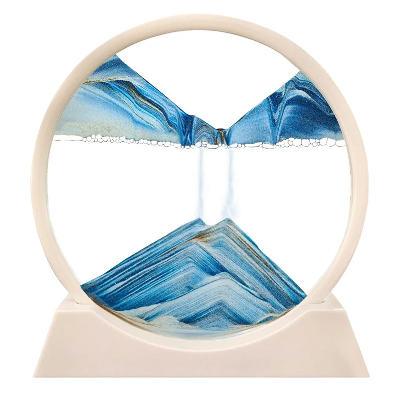 Afslappende 3D Sandkunst i Glas – Skab Ro i Dit Hjem