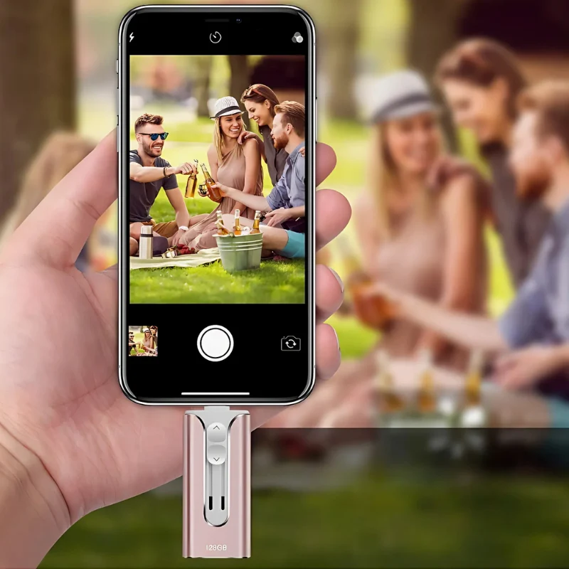 Hurtig 4-i-1 USB-nøgle til sikker filoverførsel