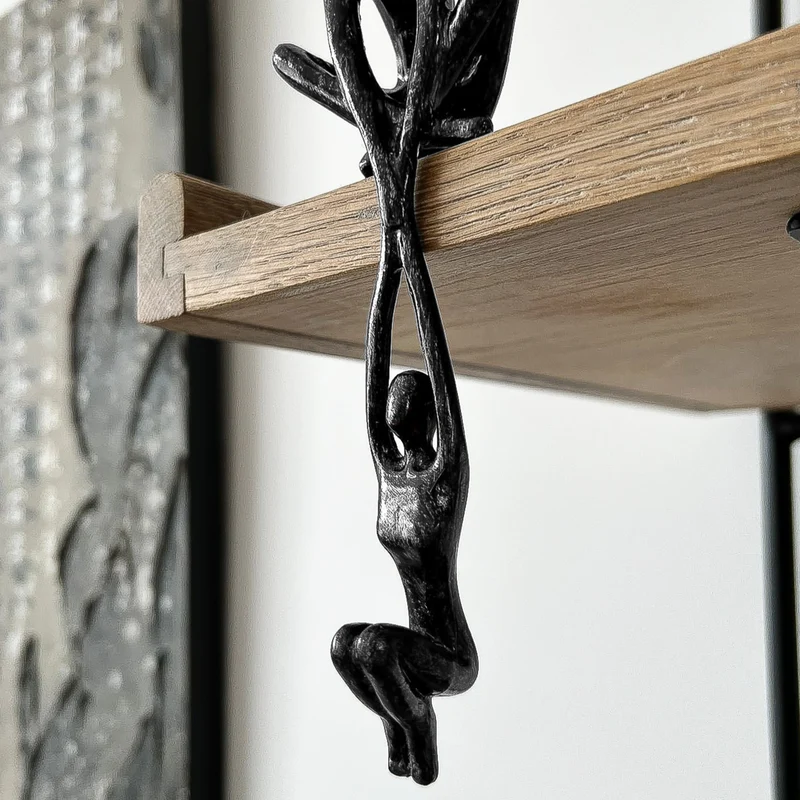 Moderne Par Skulptur til Hylder – Stilren og Unik Dekoration