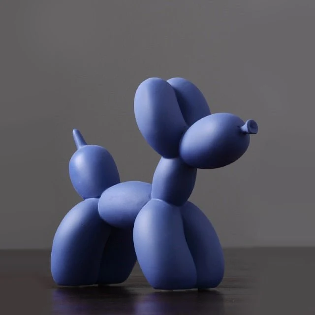 Moderne Ballonhund Dekoration i Resin til Hylder og Borde