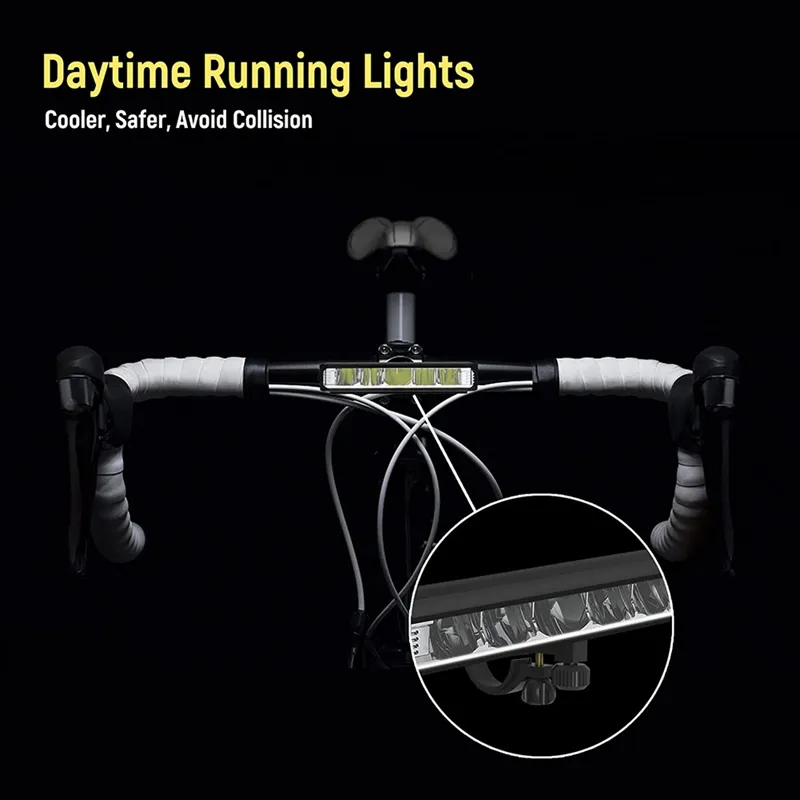 Kraftig Cykellygte med 1400 Lumen og USB Opladning