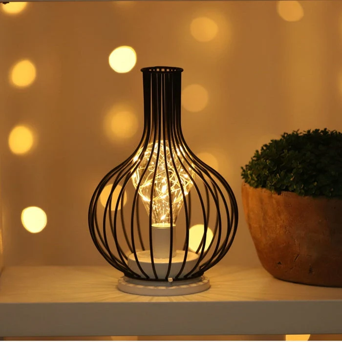 Flaskeformet LED Lampe | Hyggebelysning til Soveværelset