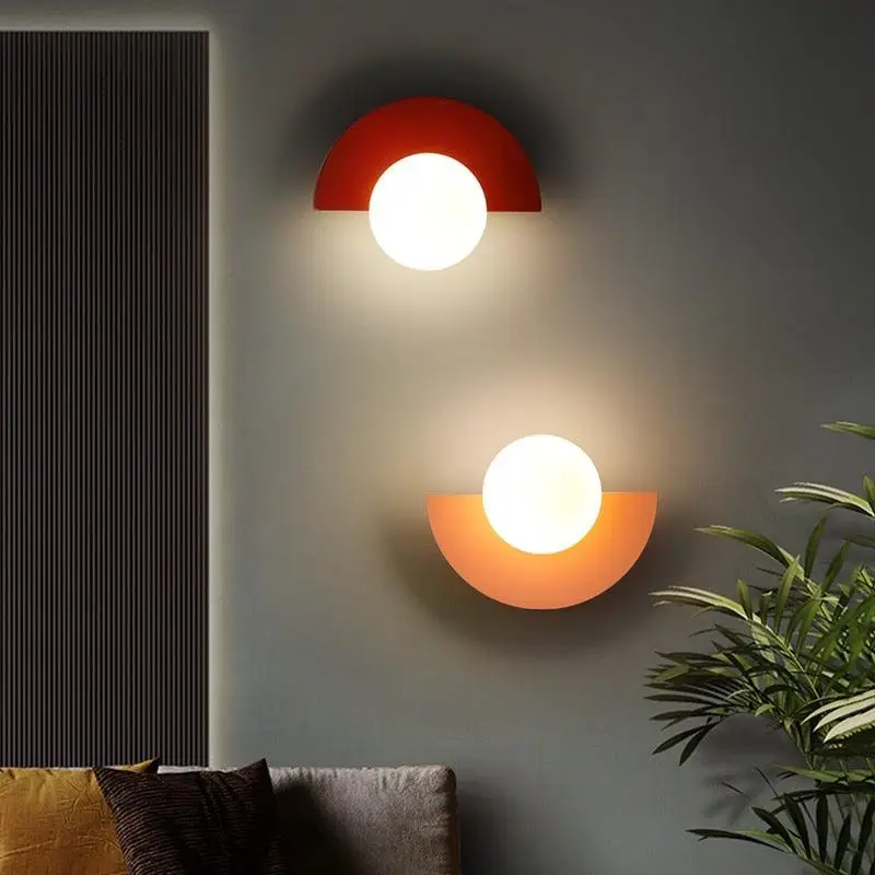 Moderne Væglampe med Blødt Lys – Stilfuld Geometrisk Design