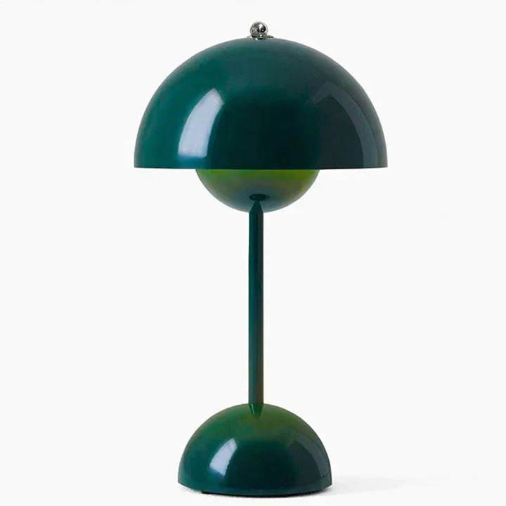 Nordisk Bordlampe i Svampeform – Justerbar Lysstyrke
