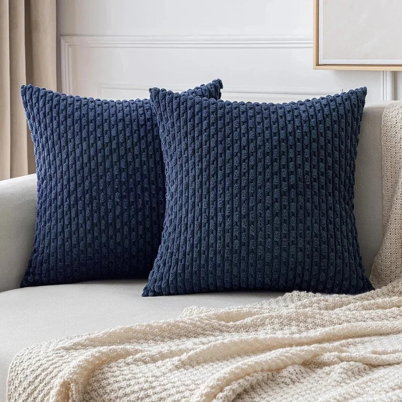 Bløde Velour Pudebetræk med Boheme Struktureret Design