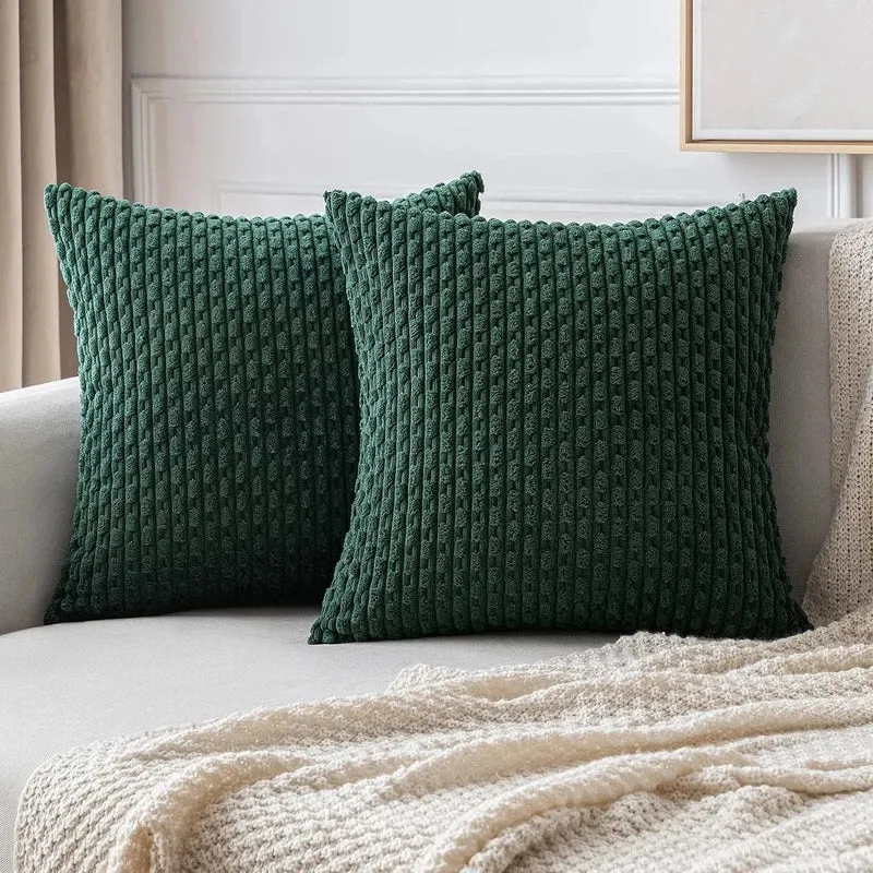 Bløde Velour Pudebetræk med Boheme Struktureret Design