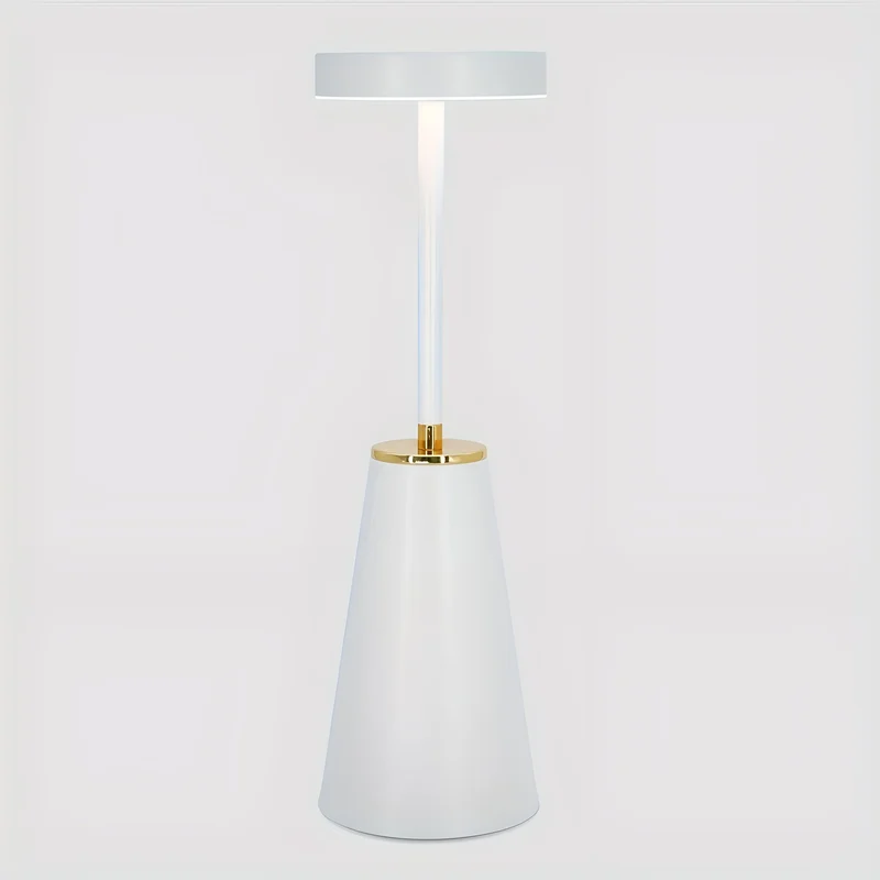Trådløs LED Bordlampe med Justerbar Lysstyrke og Design