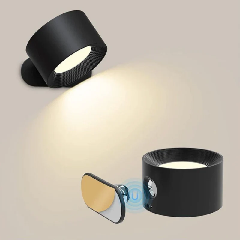 Trådløs Magnetisk Væglampe med Justerbart LED Lys