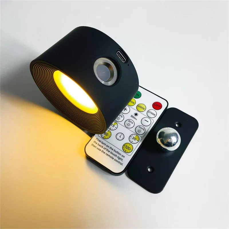 Trådløs Magnetisk Væglampe med Justerbart LED Lys