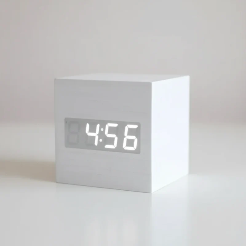 Digitalt Bordur i Trælook med Minimalistisk Design
