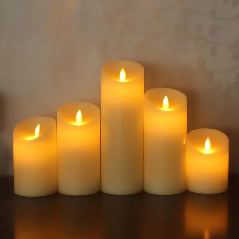 Flammeløse LED Stearinlys - Sikker og Stemningsfuld Belysning
