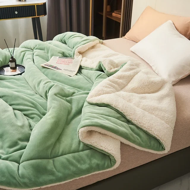 Vendbar Flannel Fleece Tæppe - Komfort og Stil i Ét