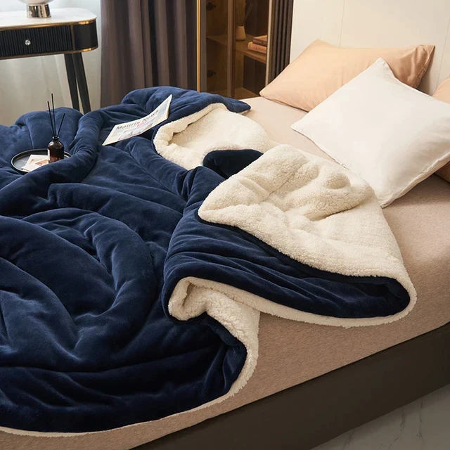 Vendbar Flannel Fleece Tæppe - Komfort og Stil i Ét