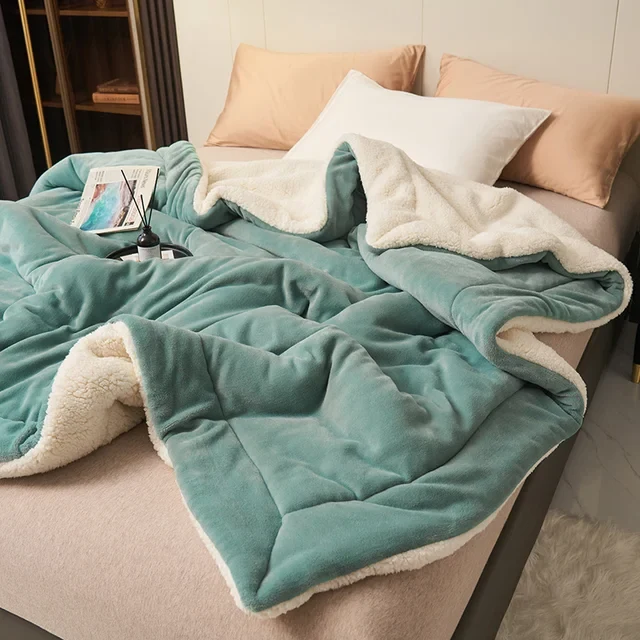 Vendbar Flannel Fleece Tæppe - Komfort og Stil i Ét