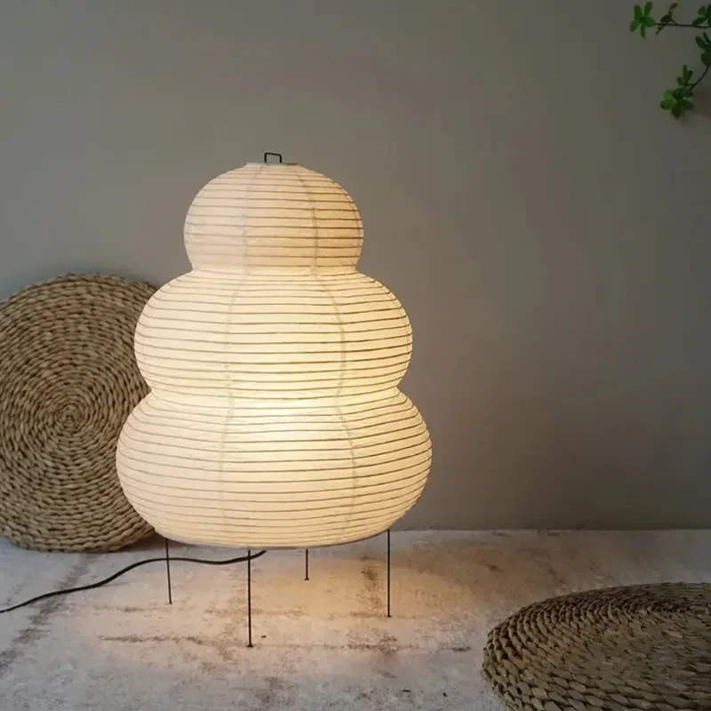Japansk Papirlampe med Blødt Lys og Stabilt Design