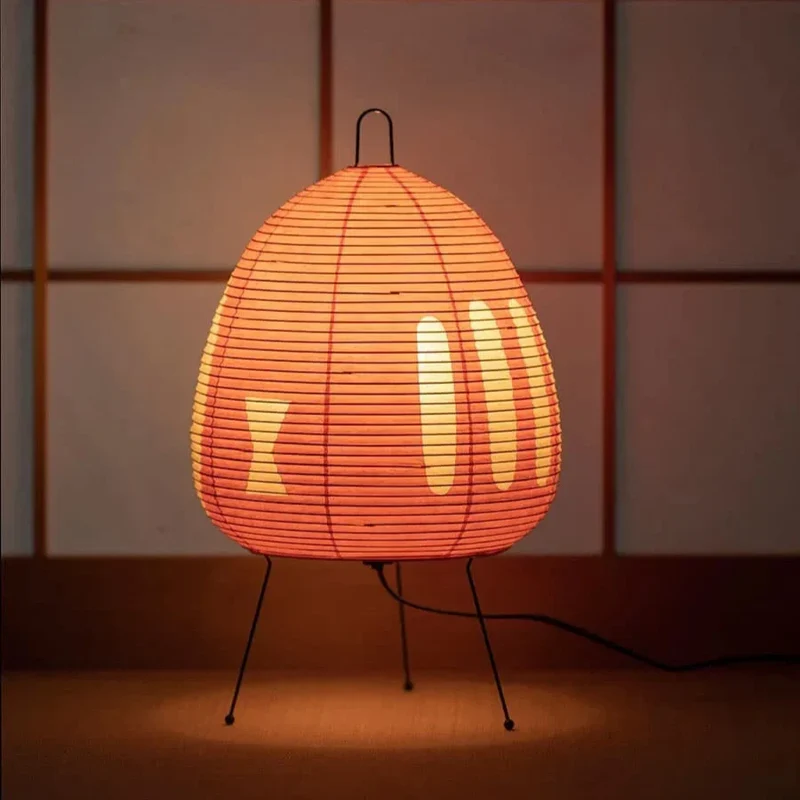 Japansk Papirlampe med Blødt Lys og Stabilt Design