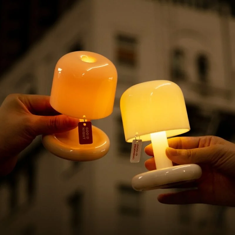 Bærbar Solnedgangs Lampe med Indbygget USB Opladning