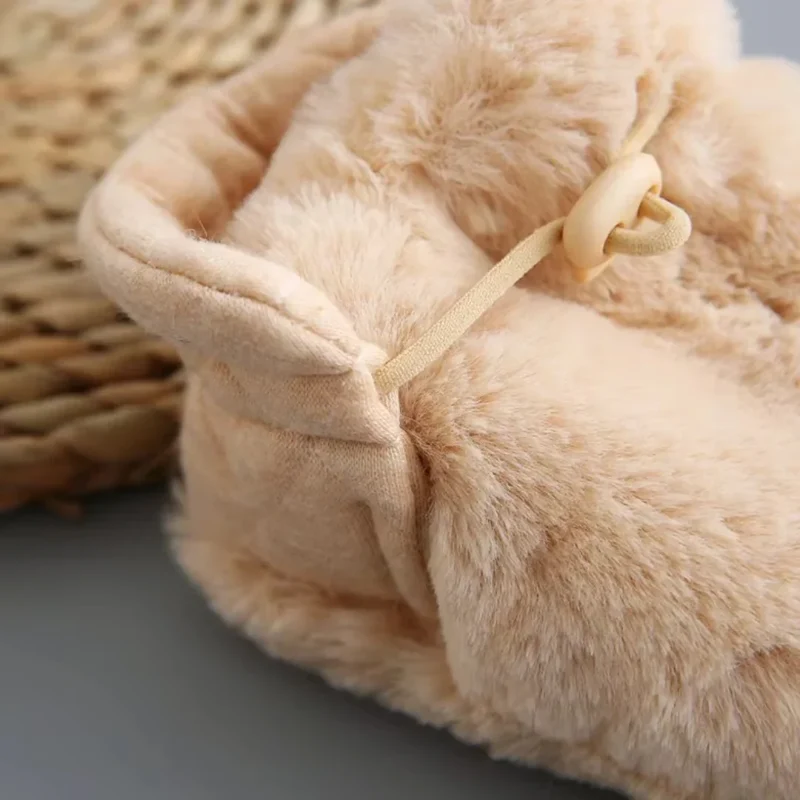 Bløde Baby Hjemmesko med Sikker Skridsikker Bund