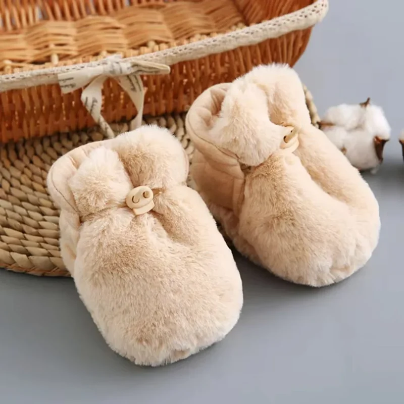 Bløde Baby Hjemmesko med Sikker Skridsikker Bund