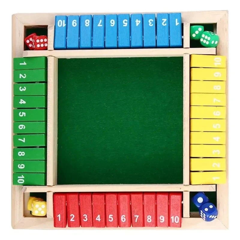 Shut the Box – Familiespil med 4 Spillersjov og Læring