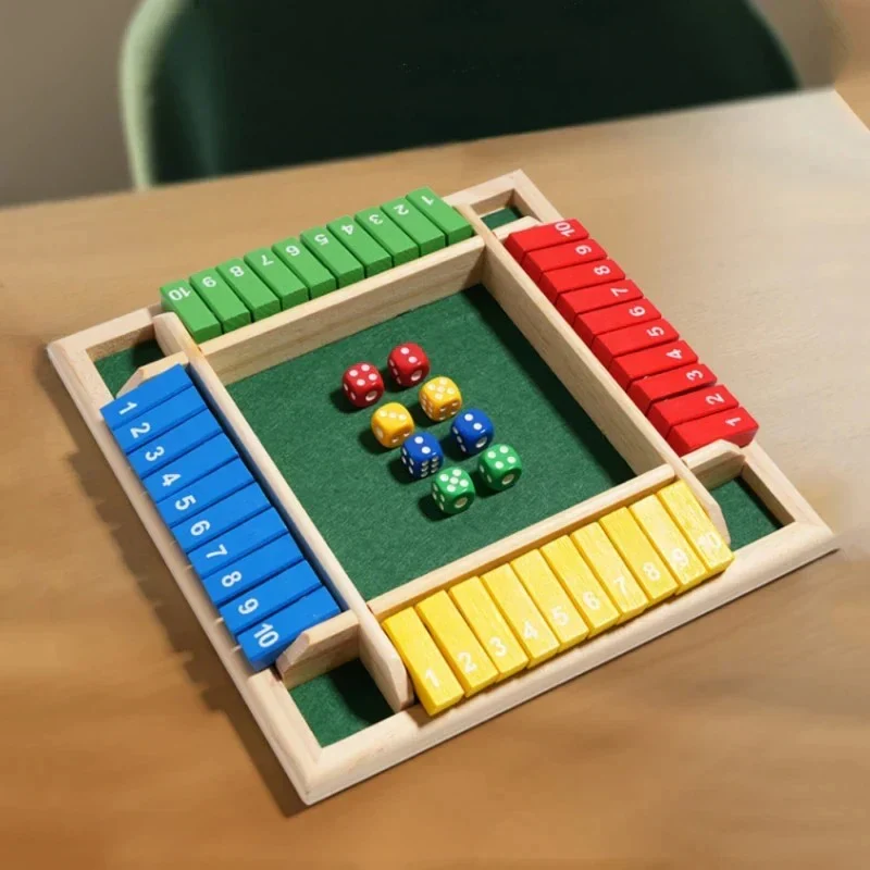 Shut the Box – Familiespil med 4 Spillersjov og Læring