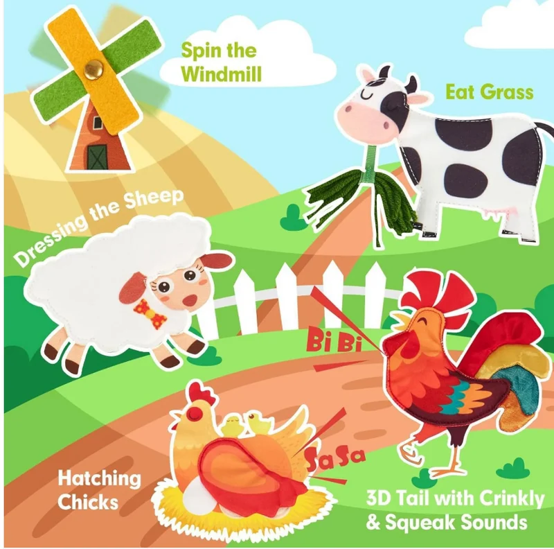 Interaktiv Bondegårdsbog for Børn – Læring og Sjov i Ét