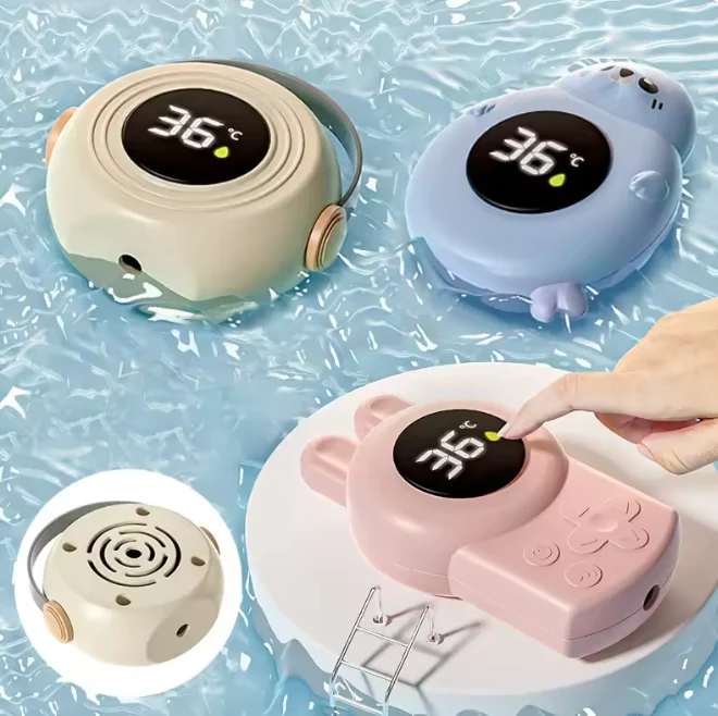 Sikkert og Sjovt Badetermometer til Babyer med LED Display