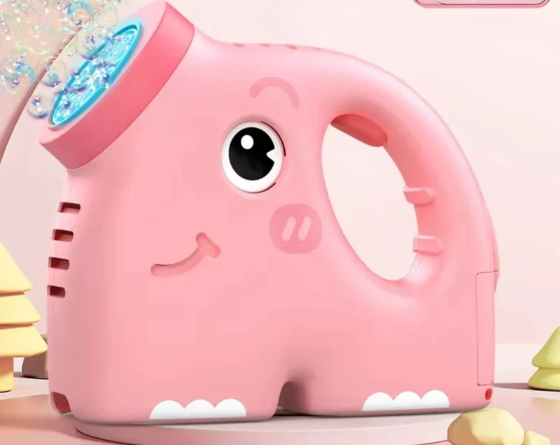 Automatisk Boblemaskine med Elefantdesign til Børn