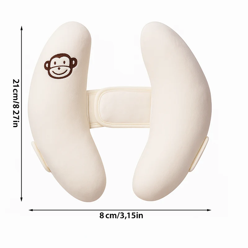 Ergonomisk Bananpude til Børn – Blød Støtte og Tryghed