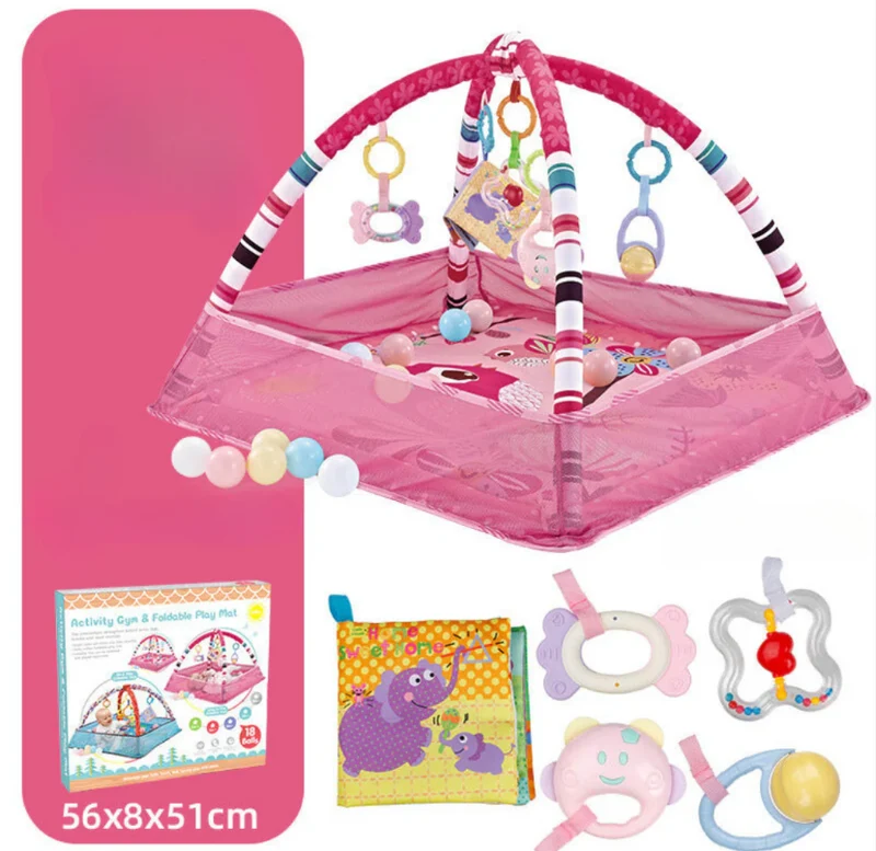 Baby Aktivitetscenter med 360° Rotation og Sikker Komfort