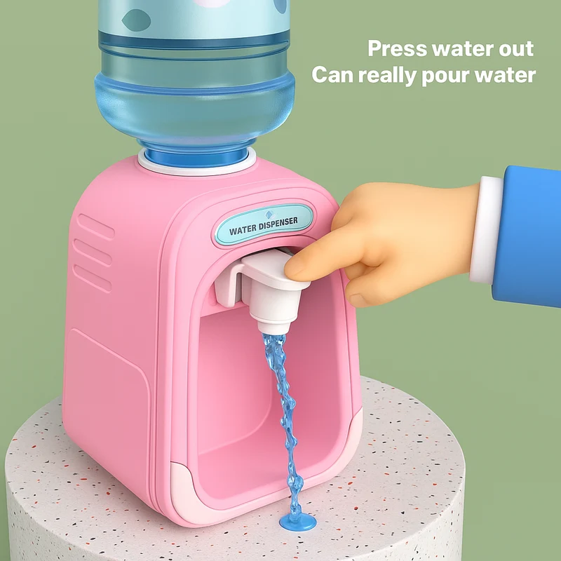 Sjov Børnevanddispenser med Tegneserie Design – Lær & Leg