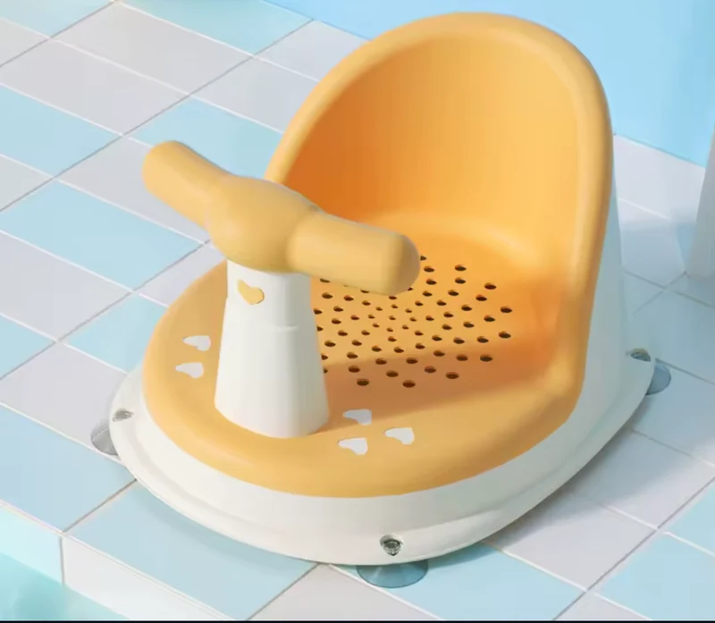 Sikker og Komfortabel Baby Badehjælp - Let og Bærbar
