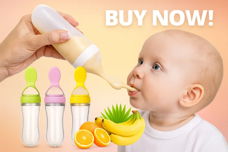 Smart Silikone Babymadflaske – Hygiejnisk og Nem at Bruge