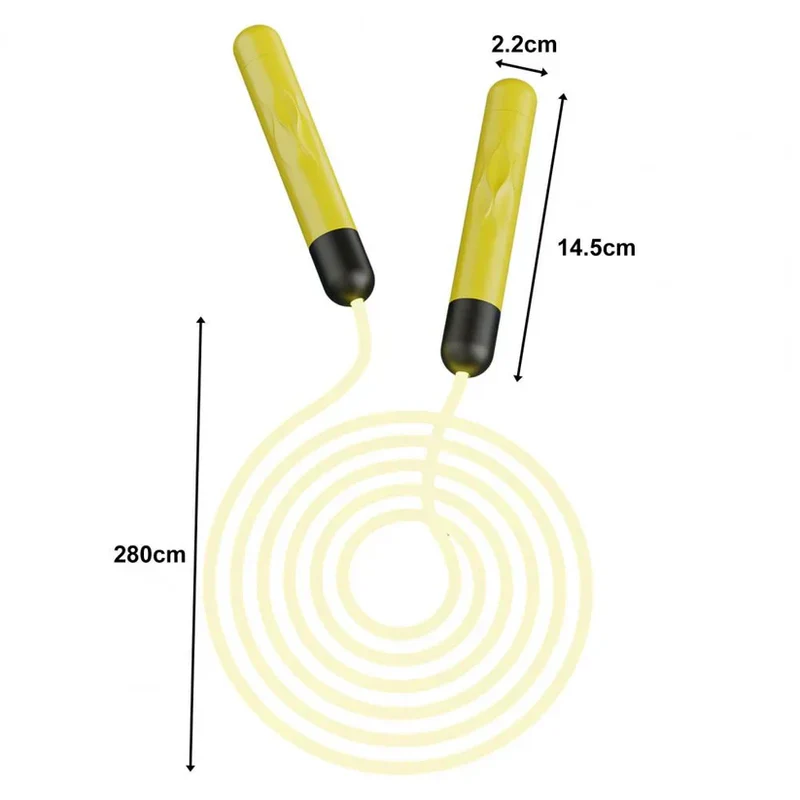 LED Sjippetov til Børn - Sjov Motion med Lysende Effekt