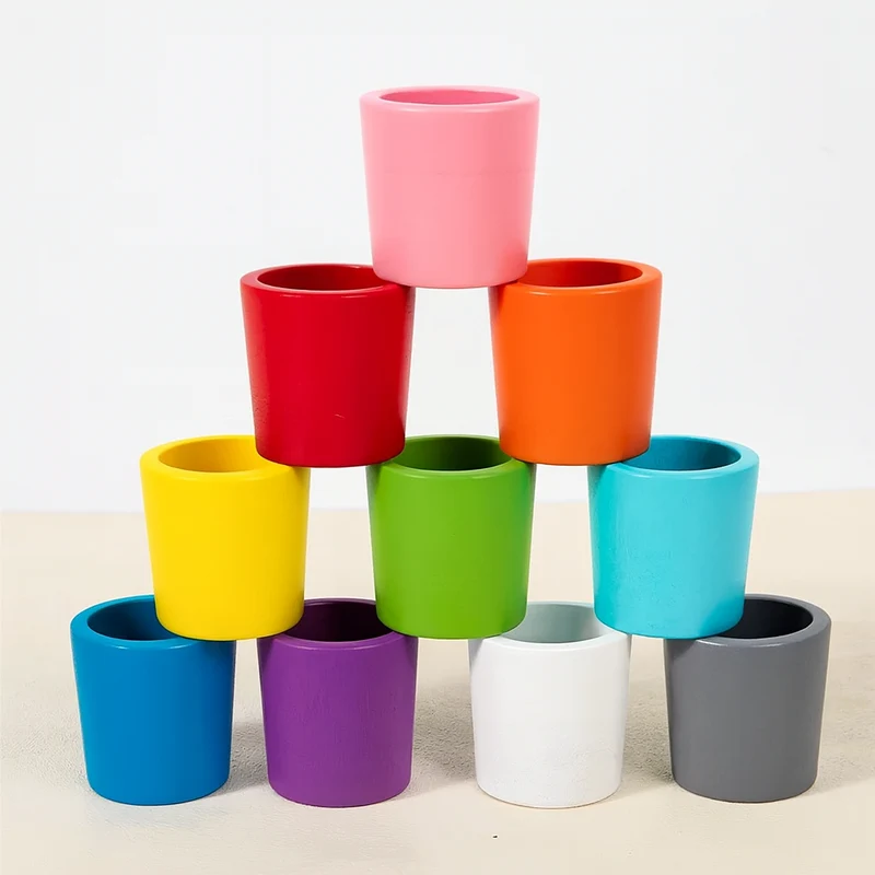 Montessori Farve & Form Læresæt - Stimulerer Kreativ Læring