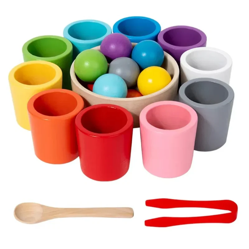 Montessori Farve & Form Læresæt - Stimulerer Kreativ Læring
