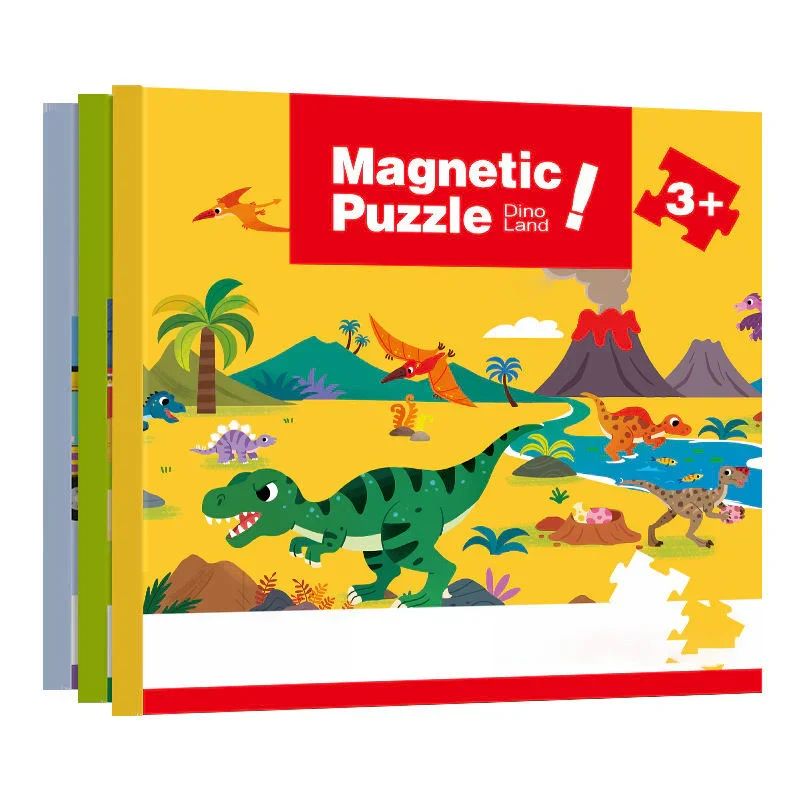 Magnetisk Montessori Puslespilbog for Kreativ Læring