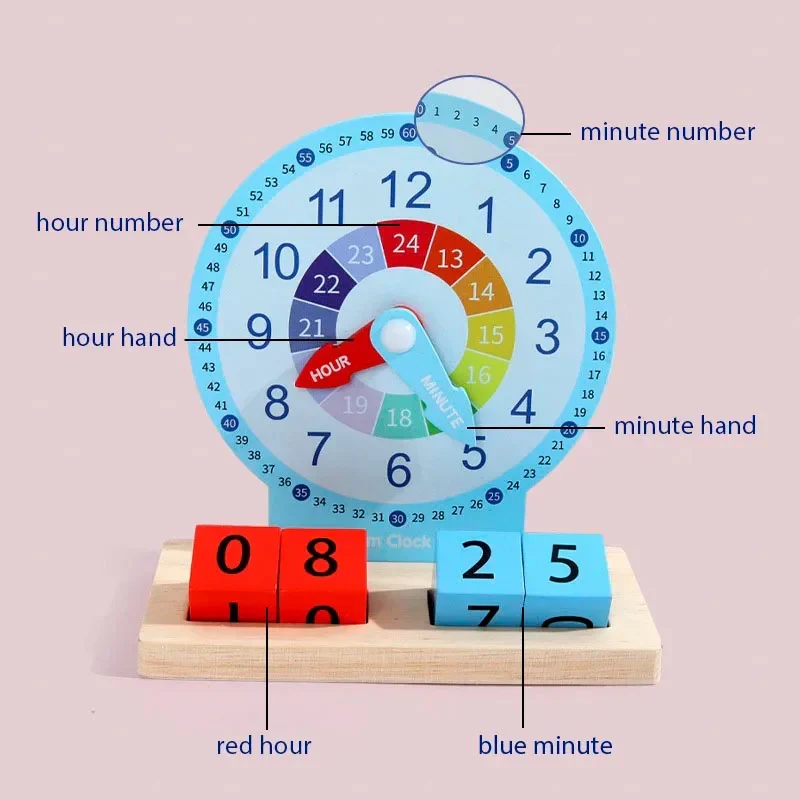 Montessori Ur til Børn – Lær Tid med Leg og Læring