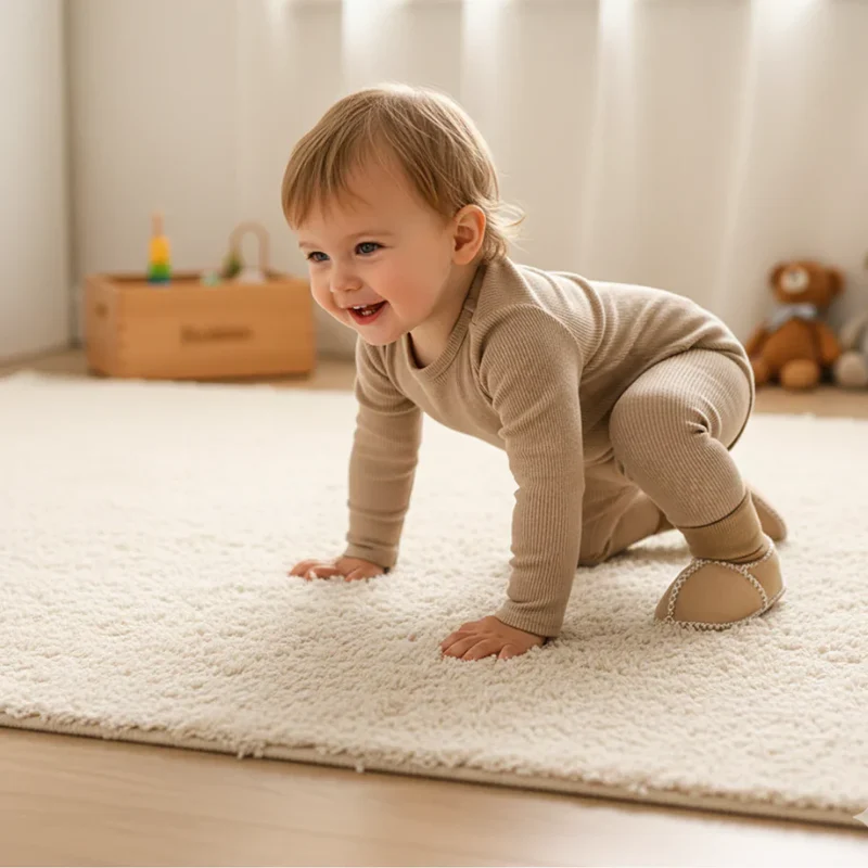 Varme Babysko med Sikkert Greb og Blødt Fleecefor