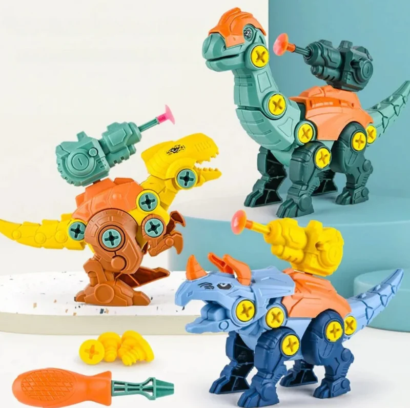 Byg & Skyd Dinosaur Sæt for Kreativt Leg & Læring
