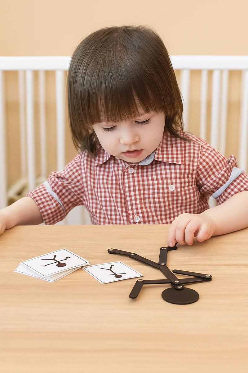 Kreativt Montessori Puslespil til Børn - Lær & Leg