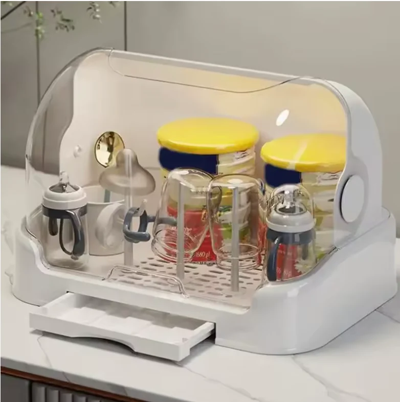 Bærbar Tørrestativ til Sutteflasker – Hygiejne & Orden