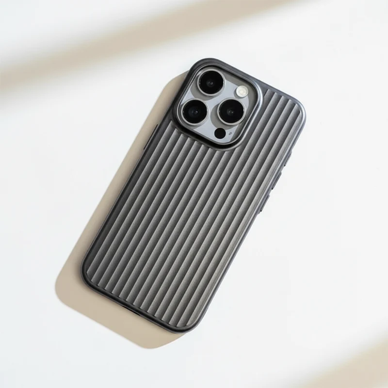 Sikker iPhone Beskyttelse: Slankt & Stødabsorberende Cover