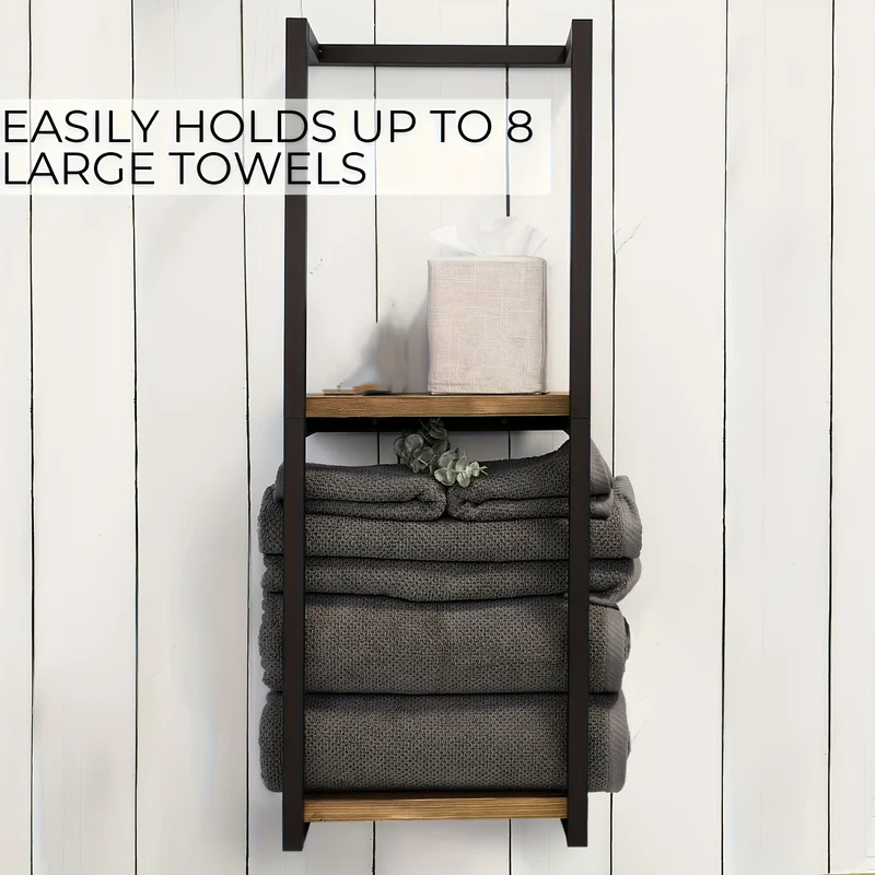 Væghængt Håndklædeholder | Pladsbesparende & Elegant Design