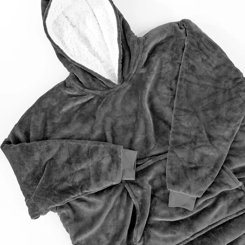Ekstra Stor Hygge Hoodie med Lomme og Hætte